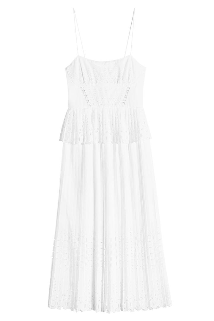 Self-portrait Self-portrait Broderie Anglaise Midi Dress