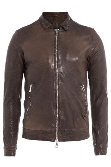 Giorgio Brato Giorgio Brato Leather Jacket - Brown