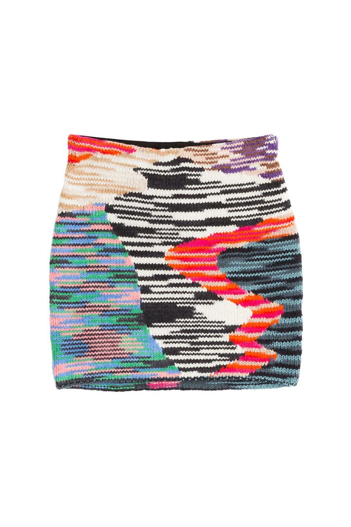 Missoni Missoni Wool Mini Skirt - Multicolored