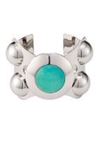 Emilio Pucci Emilio Pucci Cuff Bracelet With Turquoise - Silver