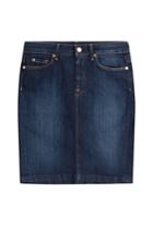 Seven For All Mankind Seven For All Mankind Cotton Jean Skirt - Blue