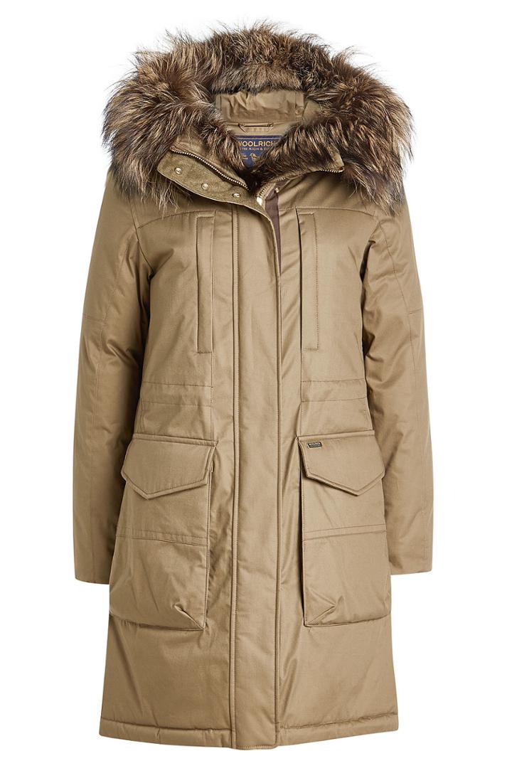 Woolrich Woolrich Essex Military Down Parka With Fur-trimmed Hood