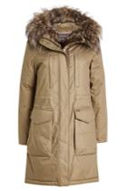 Woolrich Woolrich Essex Military Down Parka With Fur-trimmed Hood