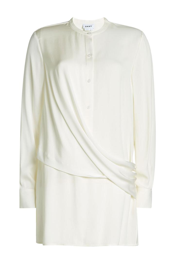 Dkny Dkny Satin Blouse - White