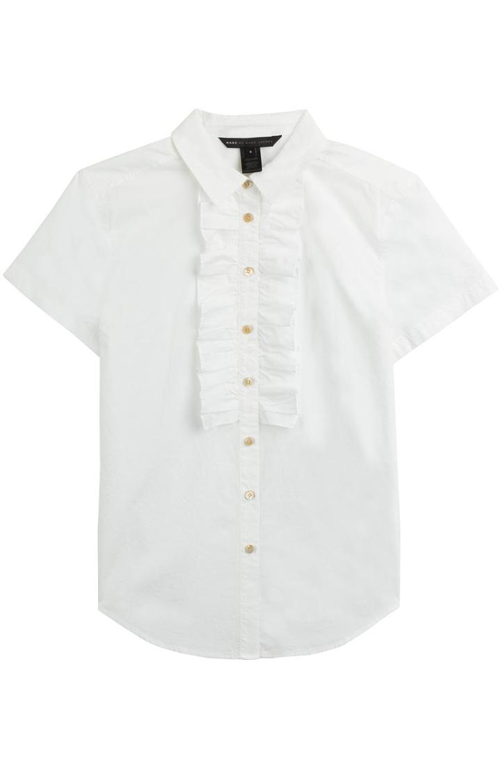Marc By Marc Jacobs Cotton Blouse With Ruffles