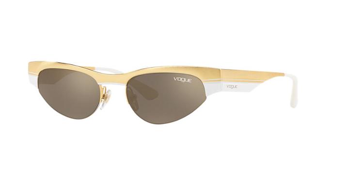 Vogue Vo4105s 51 Gold Wrap Sunglasses