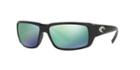 Costa Del Mar Fantail Polarized Black Rectangle Sunglasses