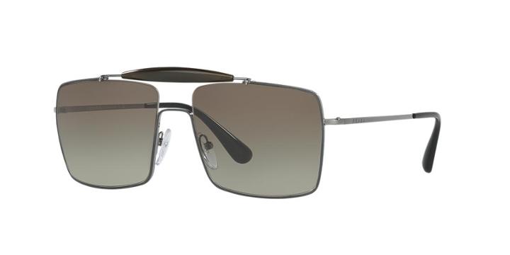 Prada Grey Square Sunglasses - Pr 57ss