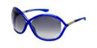 Tom Ford Ft0009 Whitney Blue Butterfly Sunglasses
