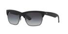 Ray-ban Rb4186 57 Dylan Black Matte Square Sunglasses