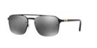 Burberry 56 Black Square Sunglasses - Be3095