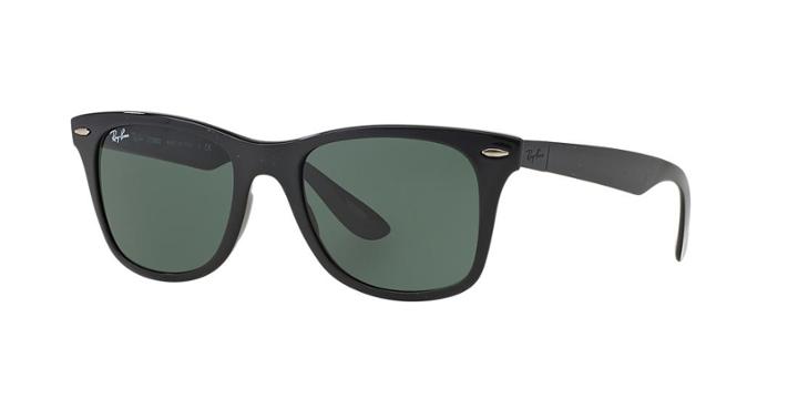 Ray-ban Wayfarer Liteforce Black Square Sunglasses - Rb4195