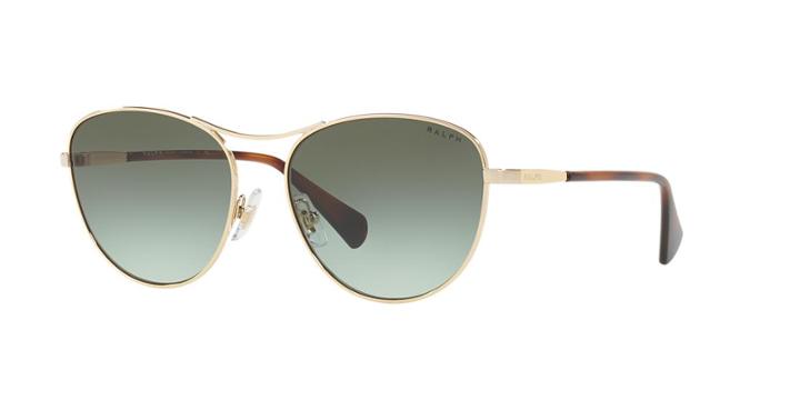 Ralph 57 Gold Oval Sunglasses - Ra4126