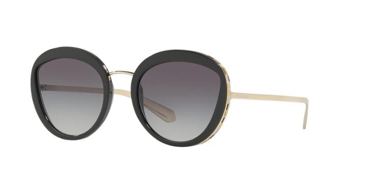 Bvlgari 52 Black Square Sunglasses - Bv8191