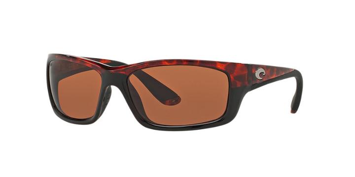 Costa Del Mar Tortoise Rectangle Sunglasses - Jose
