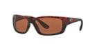 Costa Del Mar Tortoise Rectangle Sunglasses - Jose