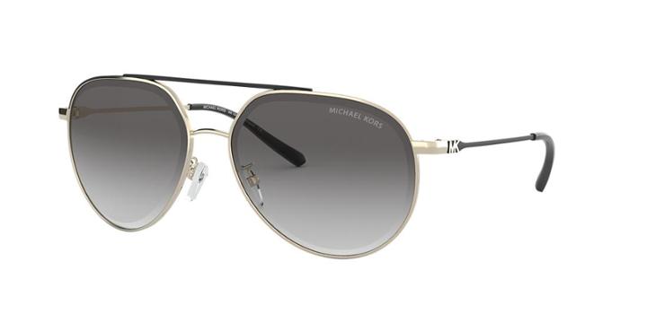 Michael Kors 60 Antigua Gold Pilot Sunglasses - Mk1041
