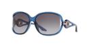 Dior Volute Strass Blue Rectangle Sunglasses