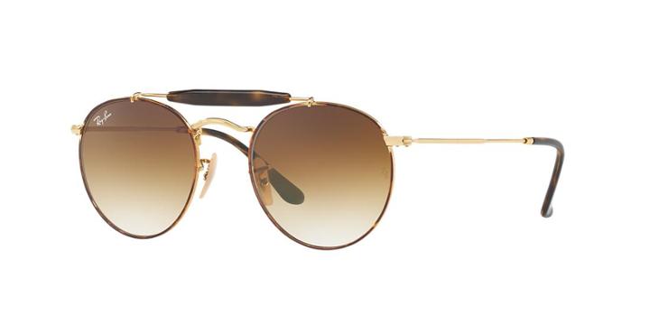 Ray-ban 50 Tortoise Panthos Sunglasses - Rb3747