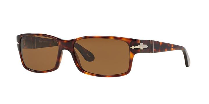 Persol Tortoise Rectangle Sunglasses, Polarized - Po2803s