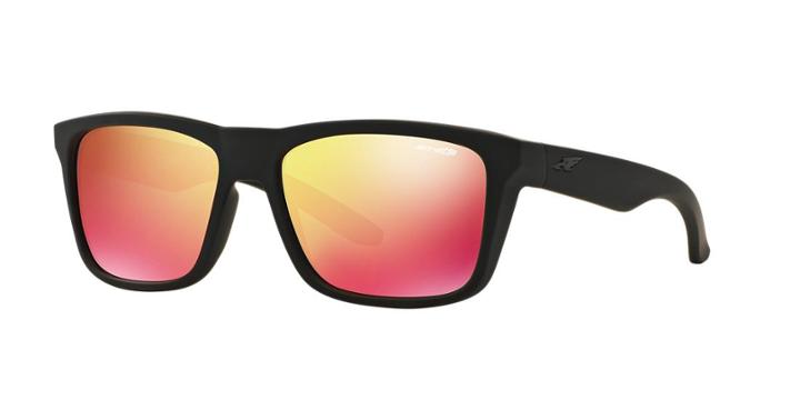 Arnette Syndrome Black Rectangle Sunglasses - An4217