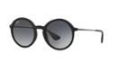 Ray-ban Black Round Sunglasses - Rb4222