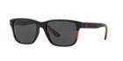 Polo Ralph Lauren 57 Black Matte Square Sunglasses - Ph4137