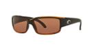 Costa Del Mar Caballito Brown Rectangle Sunglasses - 06s000169