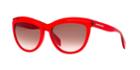 Alexander Mcqueen Amq4247/s Red Cat Sunglasses