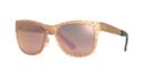 Gucci Gg4266/s 55 Gold Rectangle Sunglasses