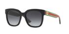 Gucci Gg0034s Black Rectangle Sunglasses