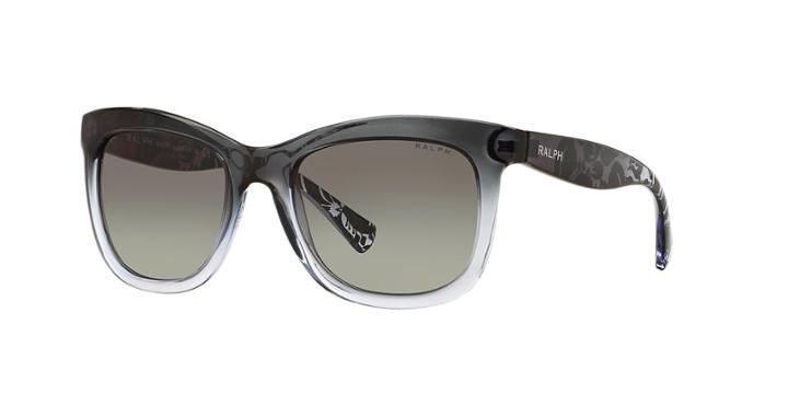 Ralph 53 Black Rectangle Sunglasses - Ra5210