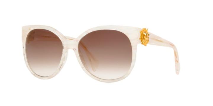 Alexander Mcqueen Amq4247/s White Cat Sunglasses