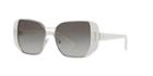 Prada Silver Rectangle Sunglasses - Pr 59ss