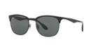 Ray-ban Black Matte Square Sunglasses - Rb3538
