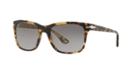 Persol 55 Tortoise Square Sunglasses - Po3135s