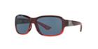 Costa Del Mar Inlet Polarized Burgundy Rectangle Sunglasses