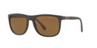 Emporio Armani Brown Square Sunglasses - Ea4079