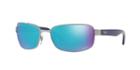 Ray-ban Rb3566ch Gunmetal Rectangle Sunglasses