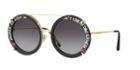 Dolce &amp; Gabbana 63 Gold Round Sunglasses - Dg2198