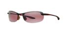 Maui Jim Makaha Tortoise Matte Rectangle Sunglasses, Polarized