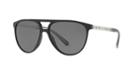 Burberry 58 Black Pilot Sunglasses - Be4254