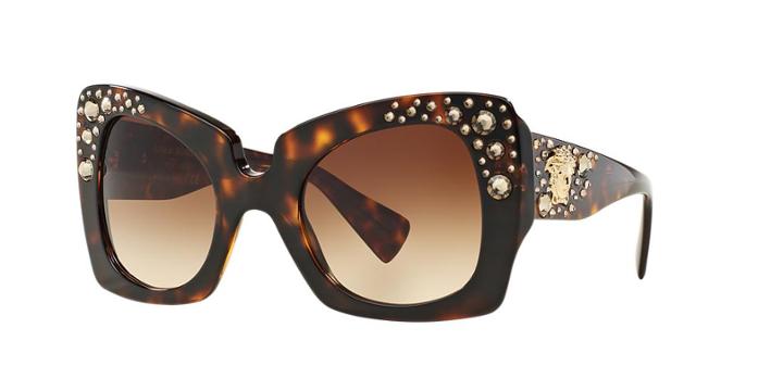 Versace Brown Butterfly Sunglasses - Ve4308b