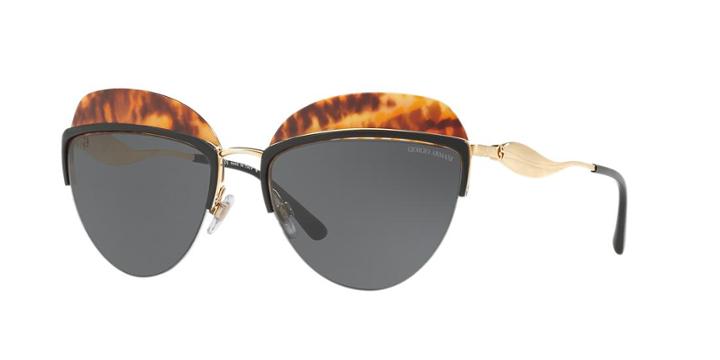 Giorgio Armani 59 Tortoise Oval Sunglasses - Ar6061