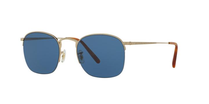 Oliver Peoples Ov1209s 51 Rickman Gold Square Sunglasses