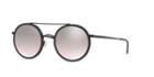 Emporio Armani 50 Black Matte Wrap Sunglasses - Ea2041