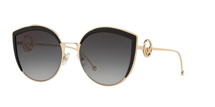 Fendi Ff 0290 58 Black Cat-eye Sunglasses