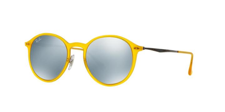 Ray-ban Yellow Round Sunglasses - Rb4224