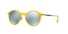 Ray-ban Yellow Round Sunglasses - Rb4224