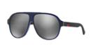 Gucci Gg0009s Blue Aviator Sunglasses